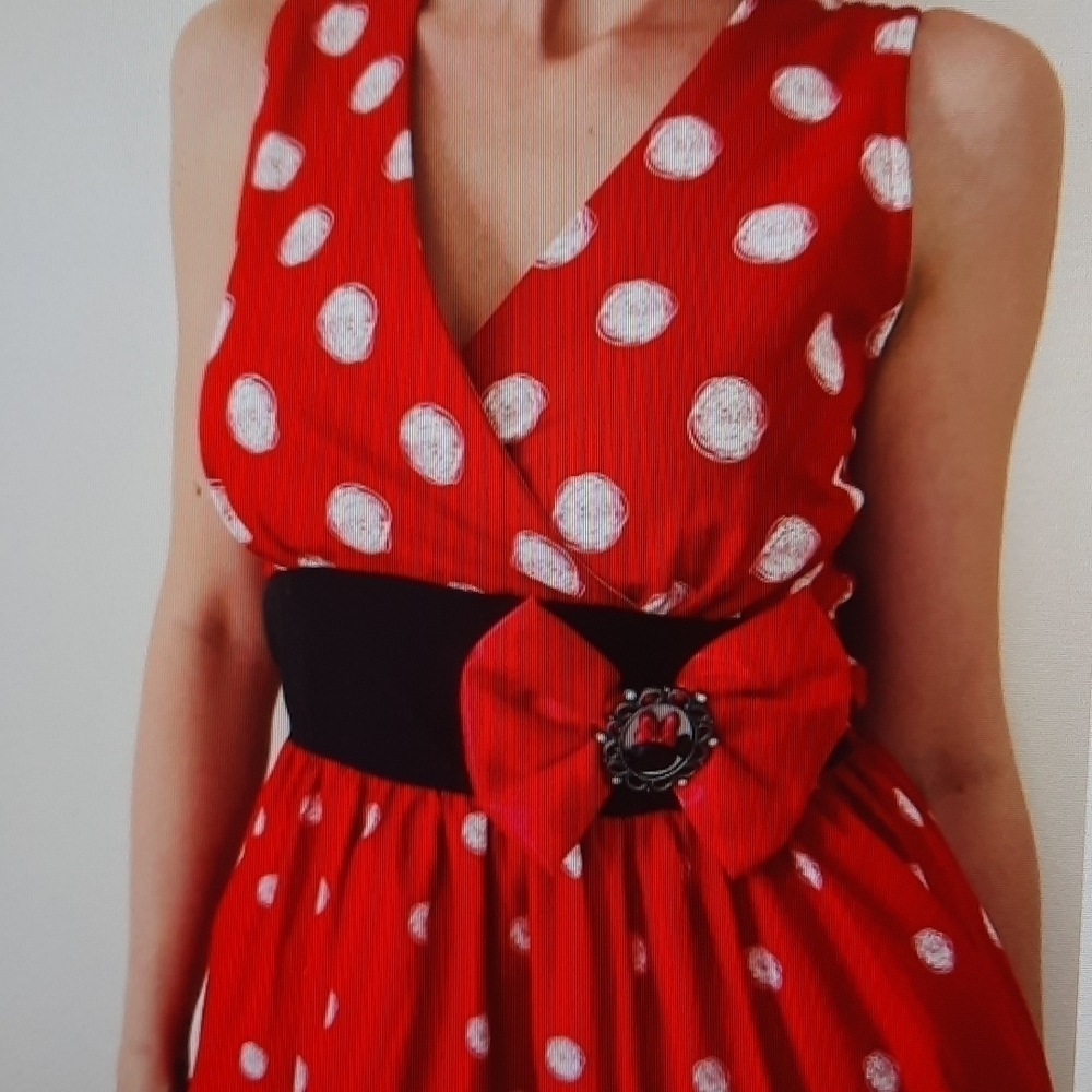 Disney Parks Authentic small Minnie Mouse Halloween Disneybound dress small - Picture 4 of 14